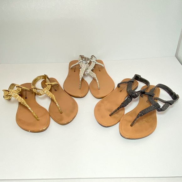 (Set of 3) Body Central Sandals Size: 6 - Picture 3 of 6